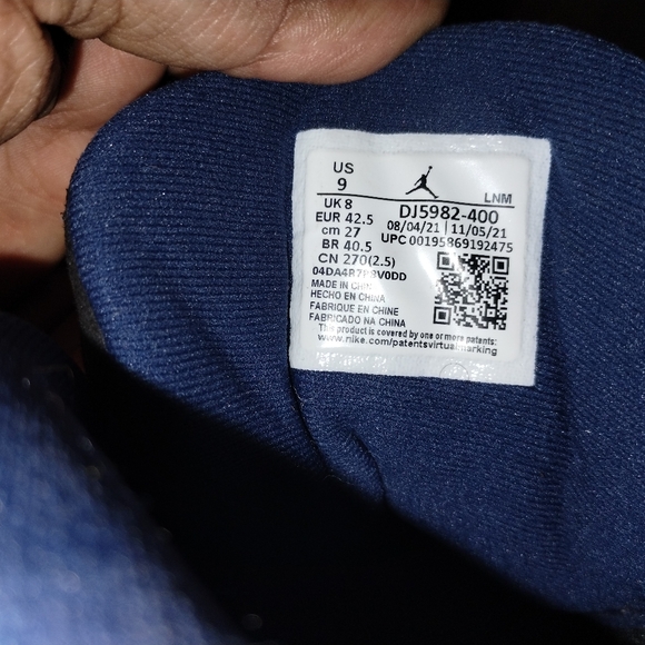 Retro Jordan 13 University Blue size 9 with box - Picture 5 of 8